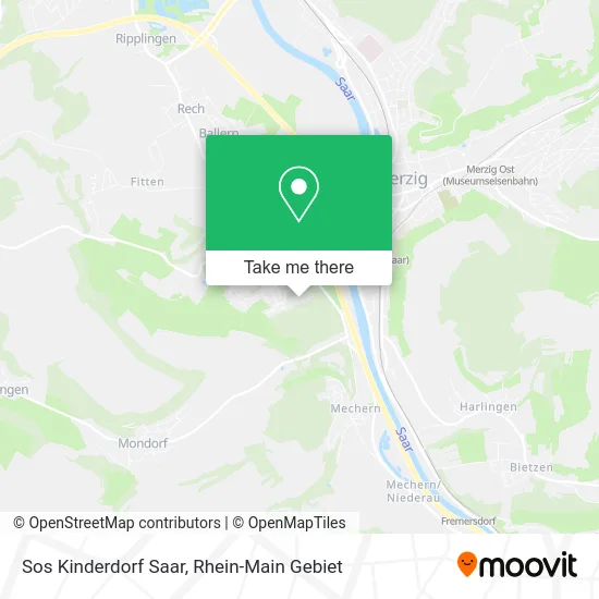 Карта Sos Kinderdorf Saar