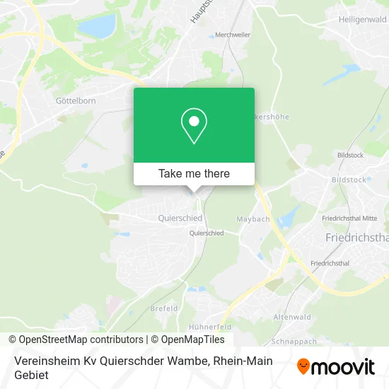 Карта Vereinsheim Kv Quierschder Wambe