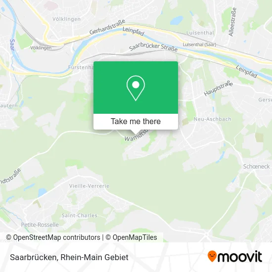 Карта Saarbrücken