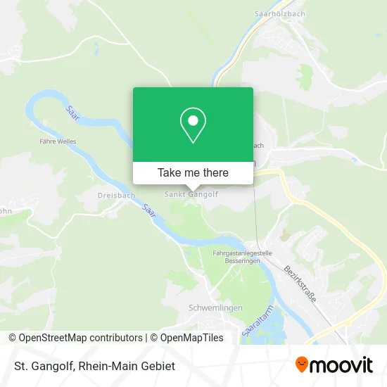 Карта St. Gangolf