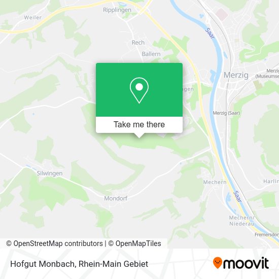 Карта Hofgut Monbach