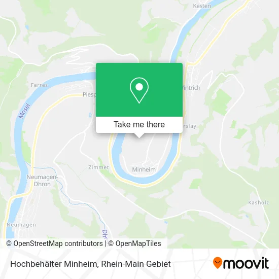 Карта Hochbehälter Minheim