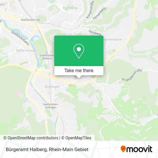 Карта Bürgeramt Halberg