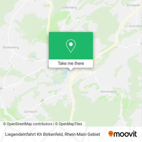 Карта Liegendeinfahrt Kh Birkenfeld