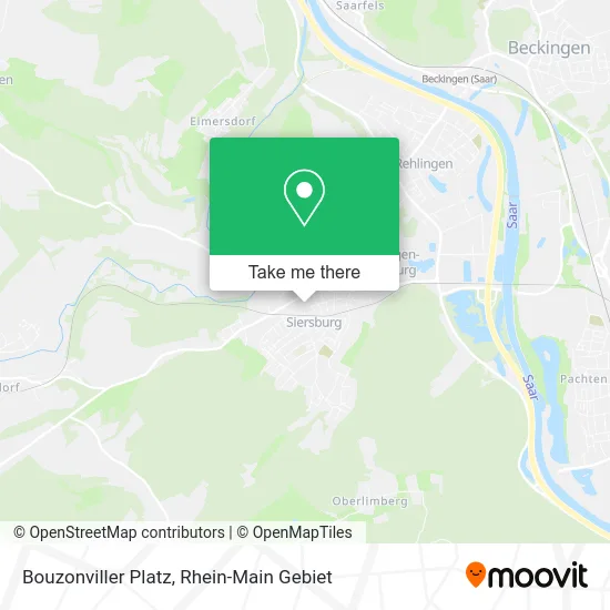 Карта Bouzonviller Platz