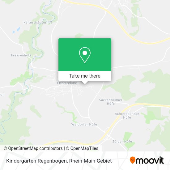 Карта Kindergarten Regenbogen