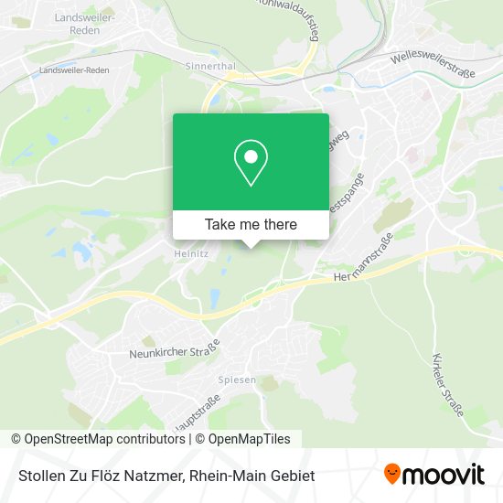 Карта Stollen Zu Flöz Natzmer