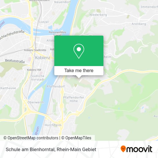 Карта Schule am Bienhorntal