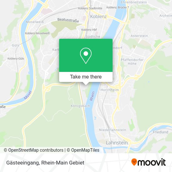 Карта Gästeeingang