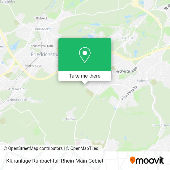 Карта Kläranlage Ruhbachtal