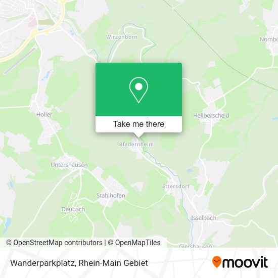Карта Wanderparkplatz
