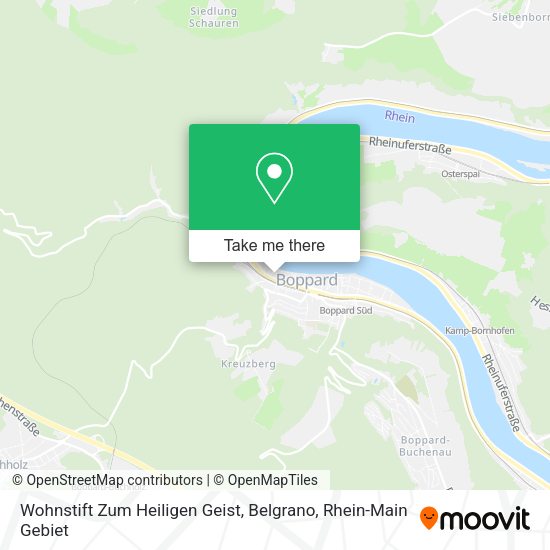 Карта Wohnstift Zum Heiligen Geist, Belgrano