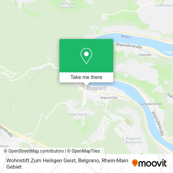 Карта Wohnstift Zum Heiligen Geist, Belgrano