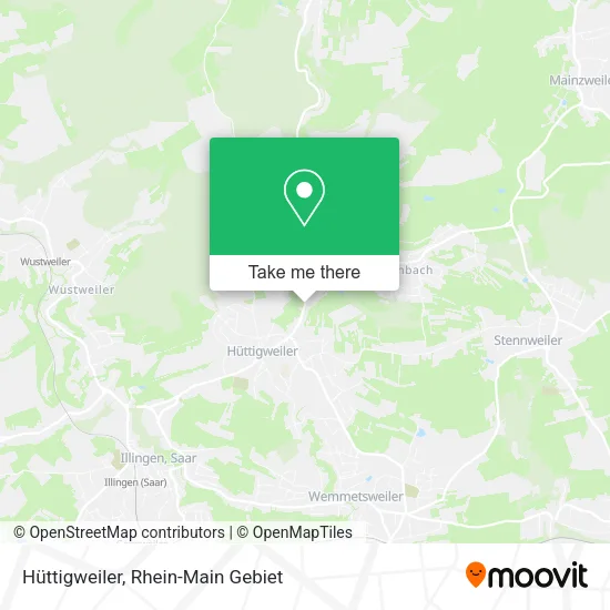 Карта Hüttigweiler