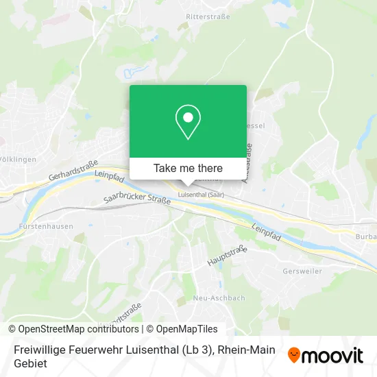 Карта Freiwillige Feuerwehr Luisenthal (Lb 3)