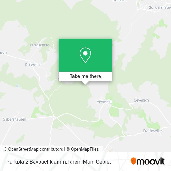 Карта Parkplatz Baybachklamm