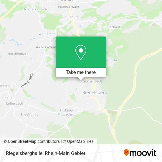 Riegelsberghalle map
