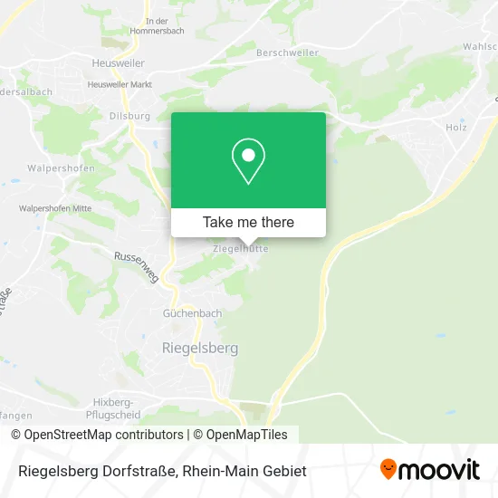 Карта Riegelsberg Dorfstraße