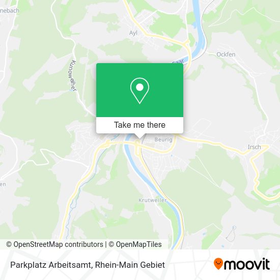 Карта Parkplatz Arbeitsamt