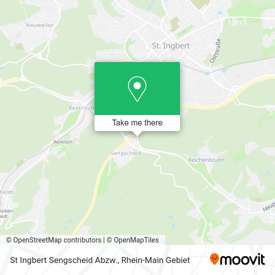 Карта St Ingbert Sengscheid Abzw.