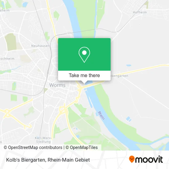 Карта Kolb's Biergarten