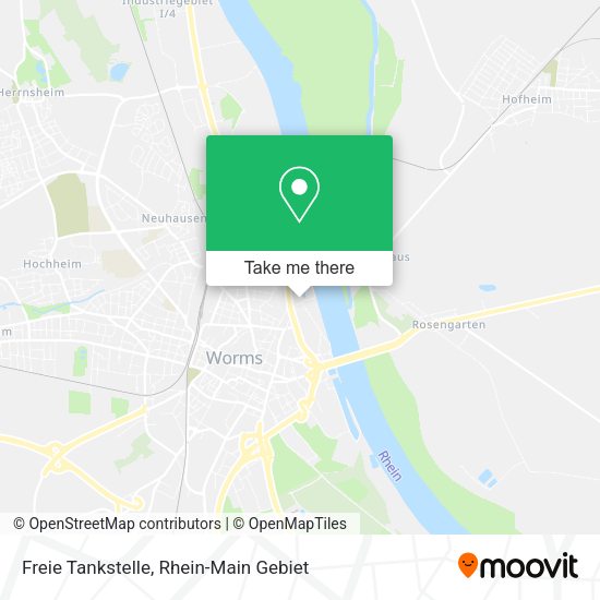 Карта Freie Tankstelle
