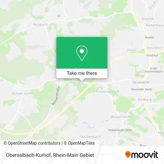 Карта Obersalbach-Kurhof