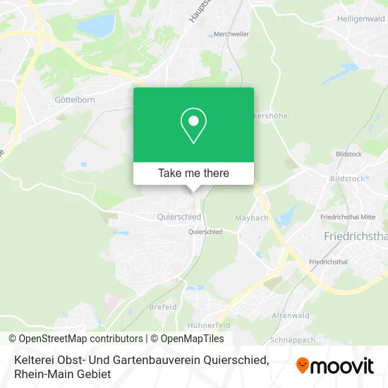 Карта Kelterei Obst- Und Gartenbauverein Quierschied