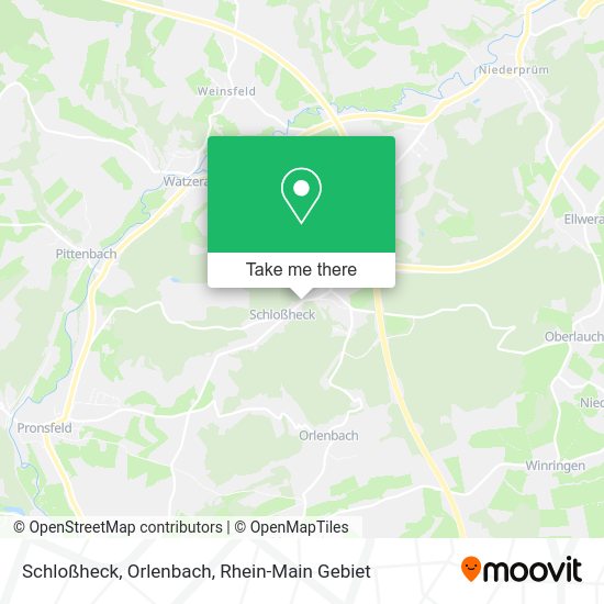 Карта Schloßheck, Orlenbach