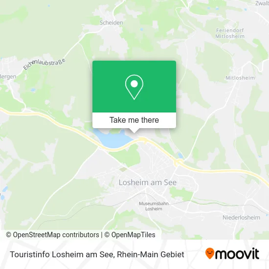 Карта Touristinfo Losheim am See