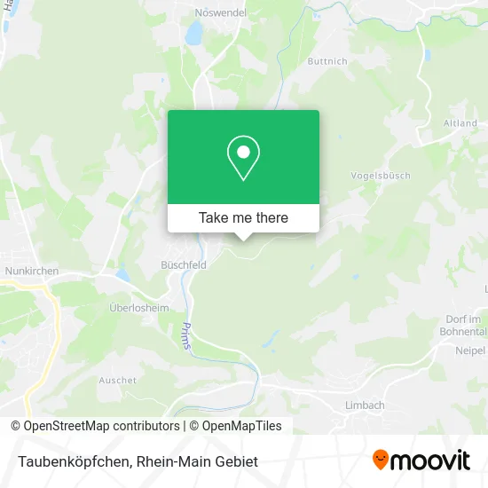Карта Taubenköpfchen