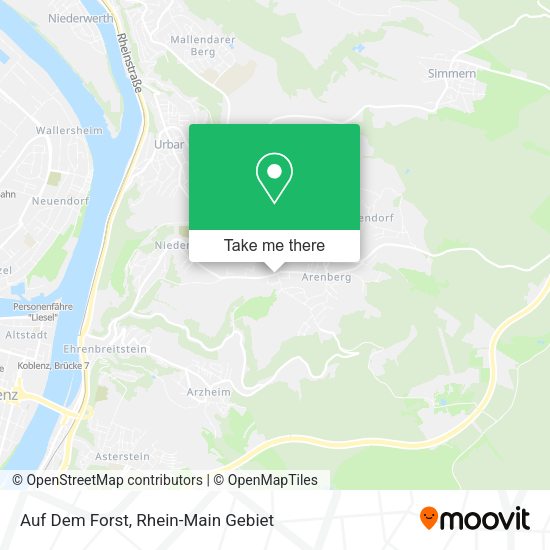 Карта Auf Dem Forst