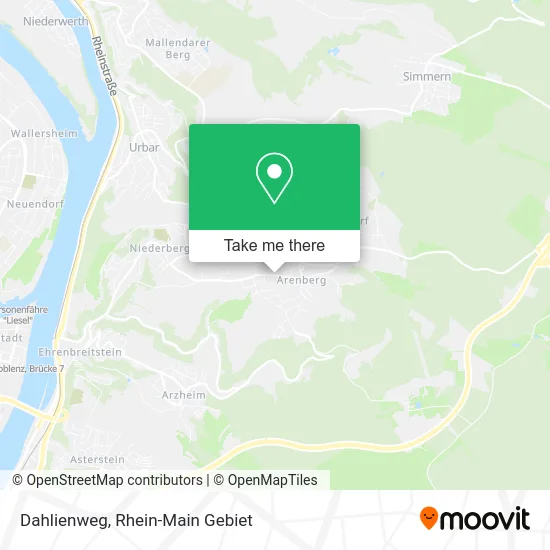 Карта Dahlienweg