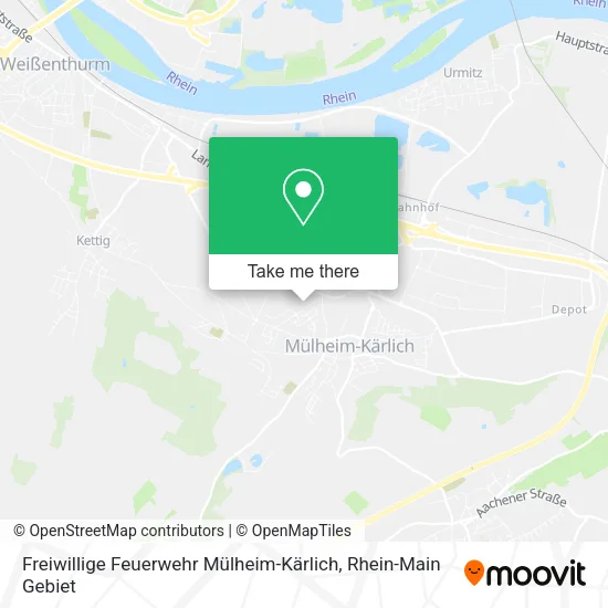 Карта Freiwillige Feuerwehr Mülheim-Kärlich