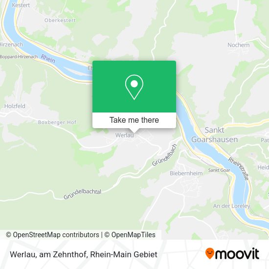 Карта Werlau, am Zehnthof