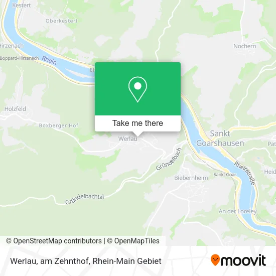 Карта Werlau, am Zehnthof