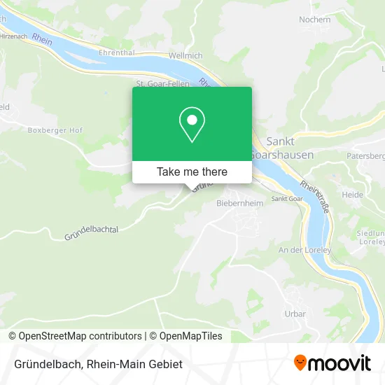 Карта Gründelbach