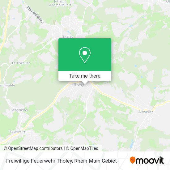Карта Freiwillige Feuerwehr Tholey