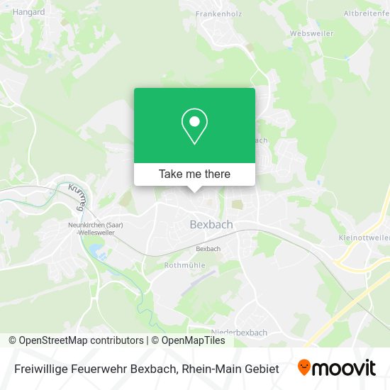 Карта Freiwillige Feuerwehr Bexbach