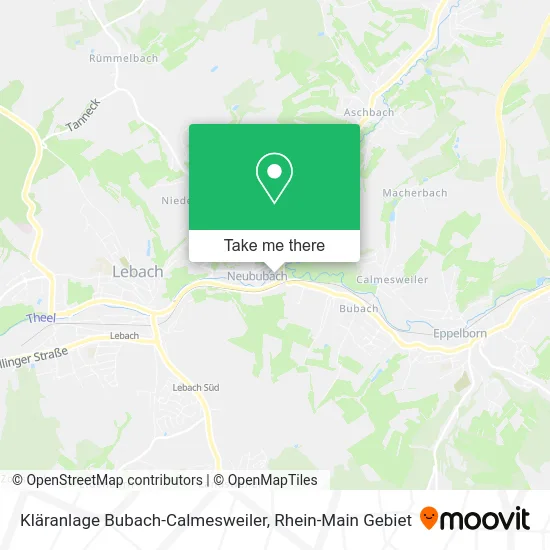 Карта Kläranlage Bubach-Calmesweiler