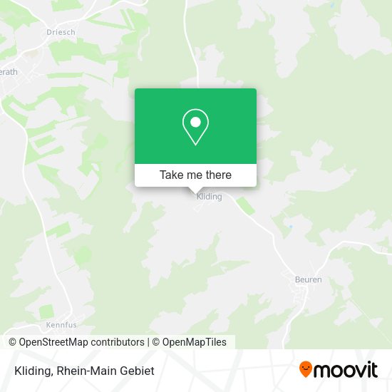 Карта Kliding