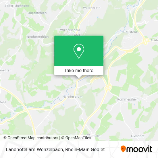 Карта Landhotel am Wenzelbach