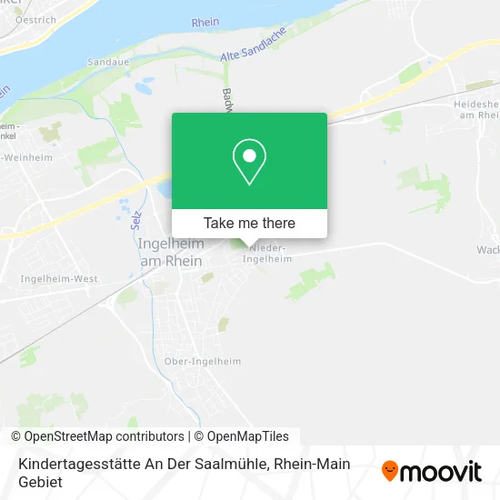Карта Kindertagesstätte An Der Saalmühle