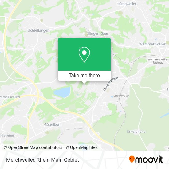 Карта Merchweiler