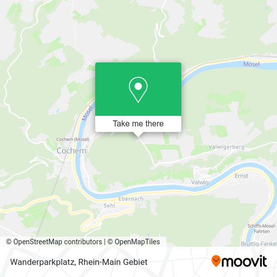 Карта Wanderparkplatz