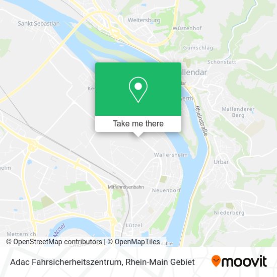 Карта Adac Fahrsicherheitszentrum