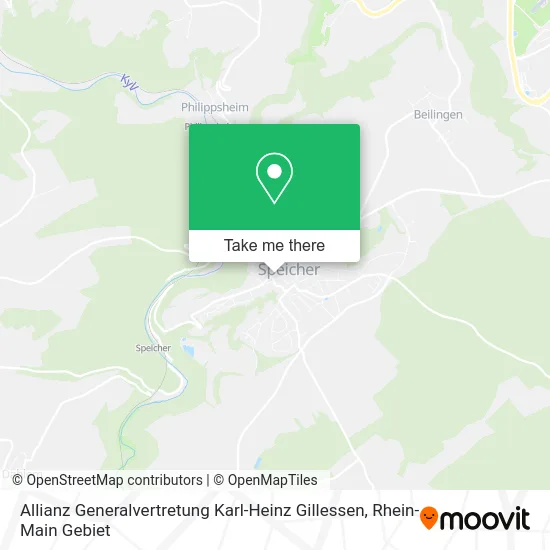 Карта Allianz Generalvertretung Karl-Heinz Gillessen