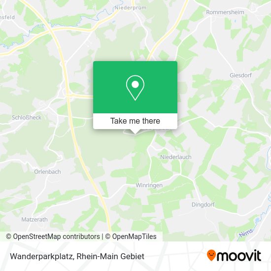 Карта Wanderparkplatz
