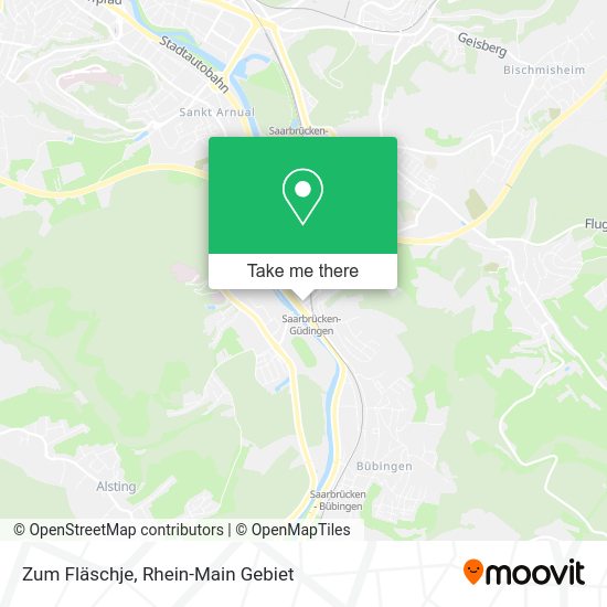 Карта Zum Fläschje