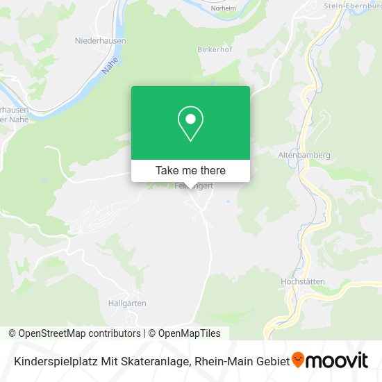 Карта Kinderspielplatz Mit Skateranlage